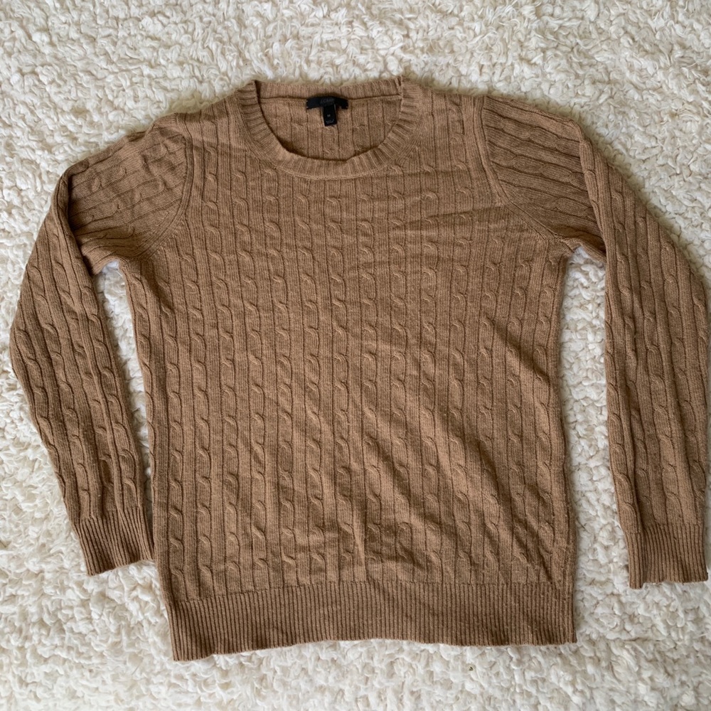 J Crew Camel Sweater
